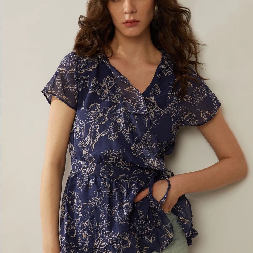 Bohera Fernanda Wrap-Style Top